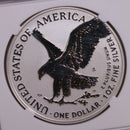 2021-S American Silver Eagle., Reverse Proof., NGC PF70., Store GSE025.