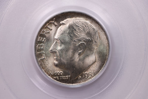 1951-S Roosevelt Silver Dime., PCGS Graded, Affordable Coin Store Sale #353993