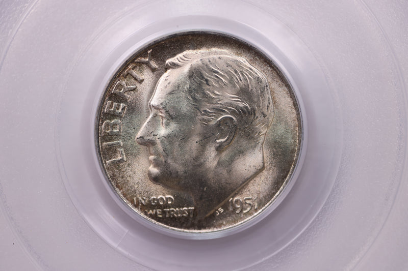 1951-S Roosevelt Silver Dime., PCGS Graded, Affordable Coin Store Sale
