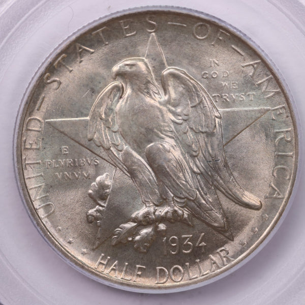 1934 Texas Silver Commemorative Half Dollar.,  PCGS Graded, Affordable Coin Store Sale #353997