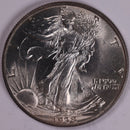 1938 Walking Liberty Half Dollar, Mint State+ Coin, Store
