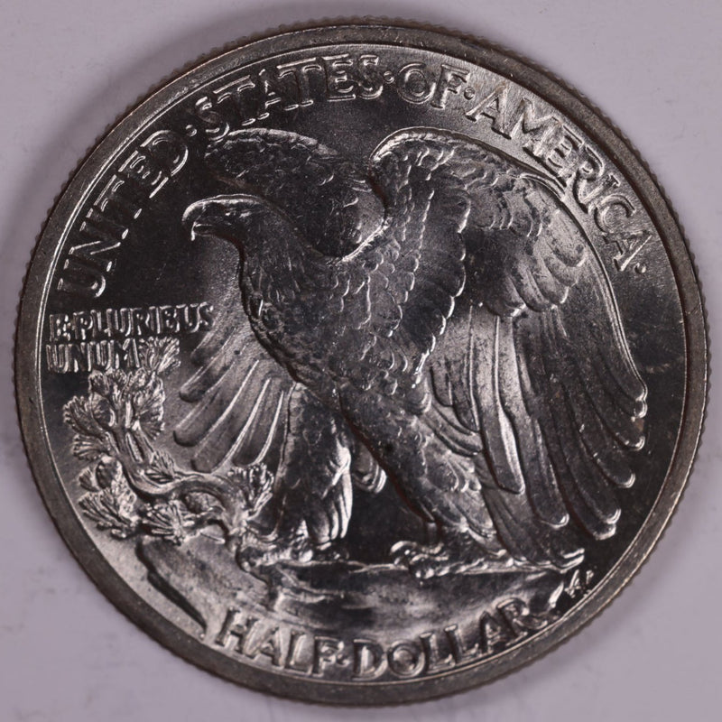 1938 Walking Liberty Half Dollar, Mint State+ Coin, Store