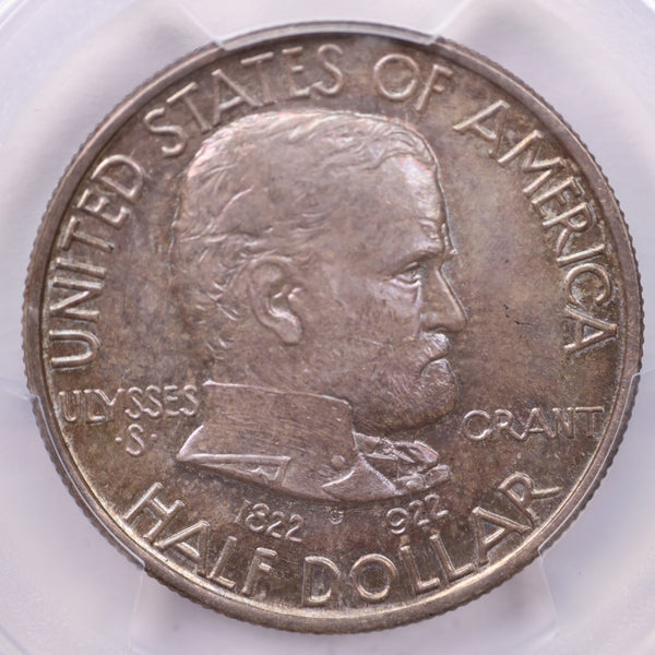 1922 Grant Silver Commemorative Half Dollar.,  PCGS Graded, Affordable Coin Store Sale #353997