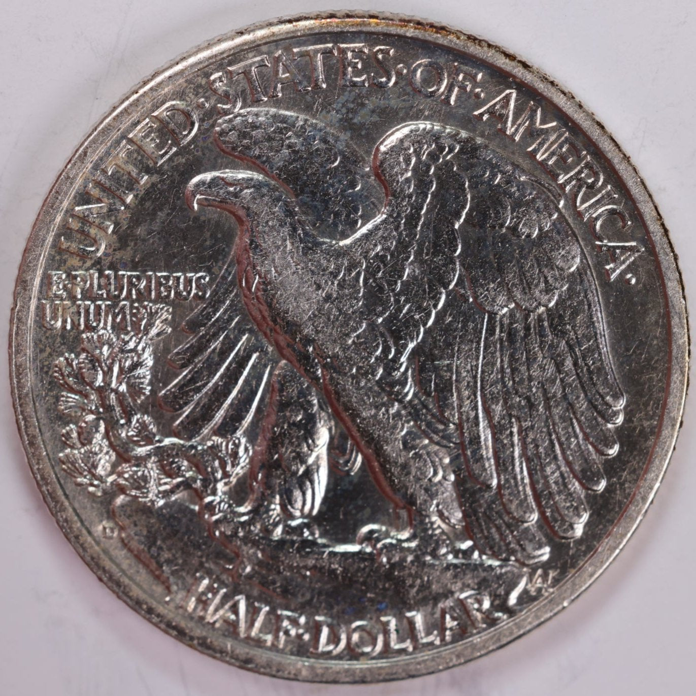 1938-D Walking Liberty Half Dollar, About Uncirculated Coin, Store #HR1341