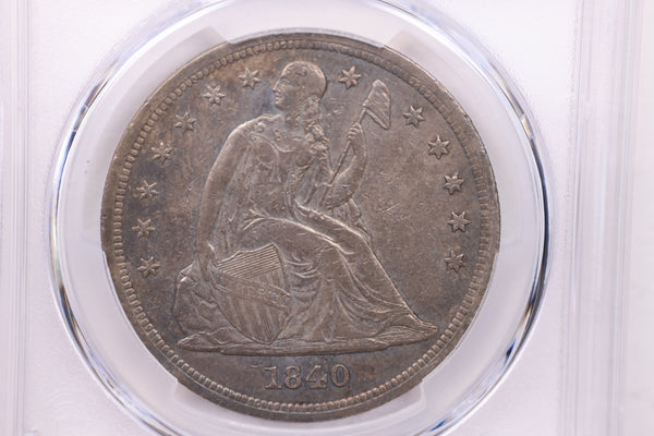 1840 Seated Liberty Silver Dollar.,  PCGS Graded, Affordable Coin Store Sale #35401