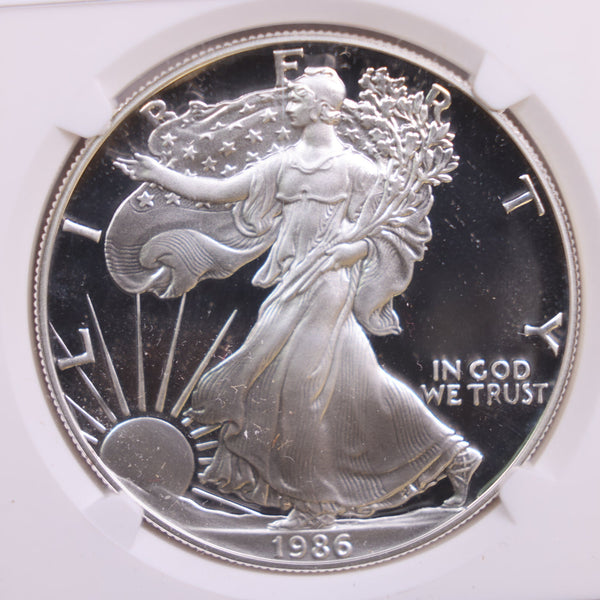 1986-S American Silver Eagle., PROOF Strike., NGC PF-70., Store GSE035.