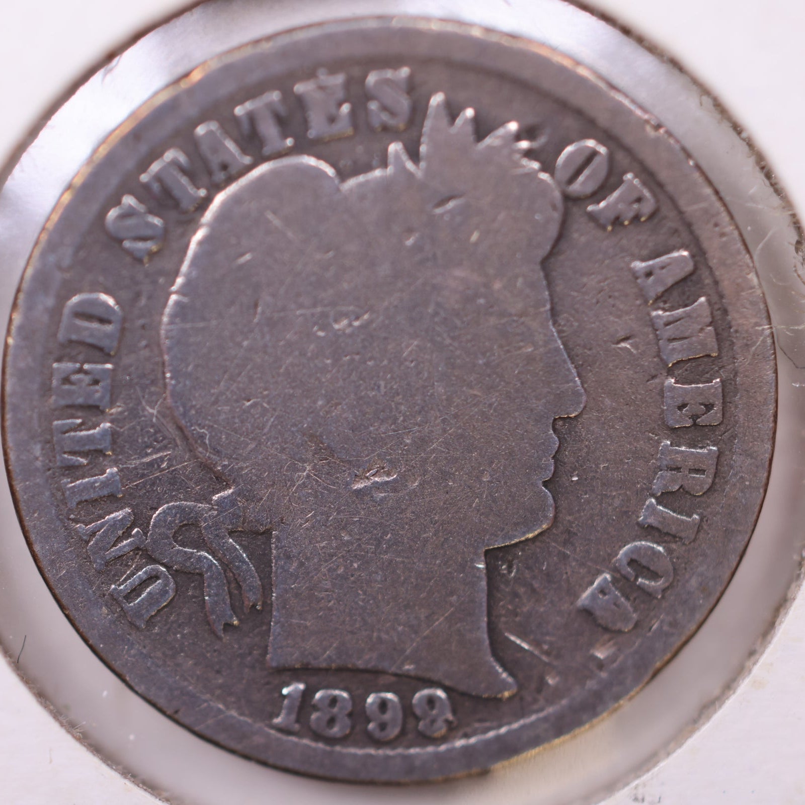 1899-O Barber Dime, Very Good Circulated Coin, Store #DE0924