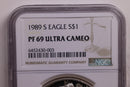 1889-S American Silver Eagle., PROOF Strike., NGC PF69., Store GSE037.