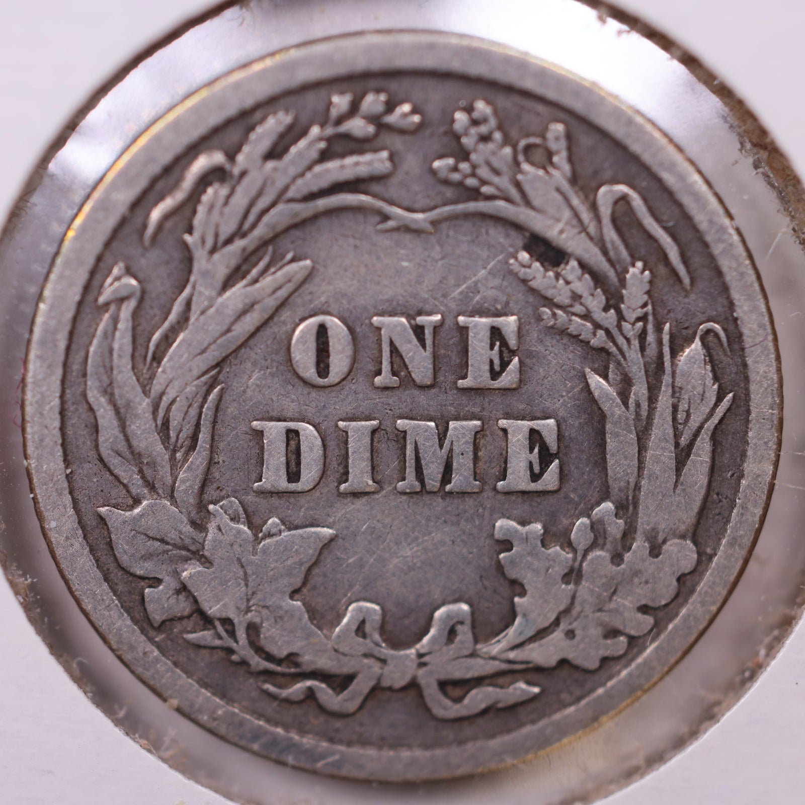 1908 Barber Dime, Fine Circulated Coin, Store #DE0927
