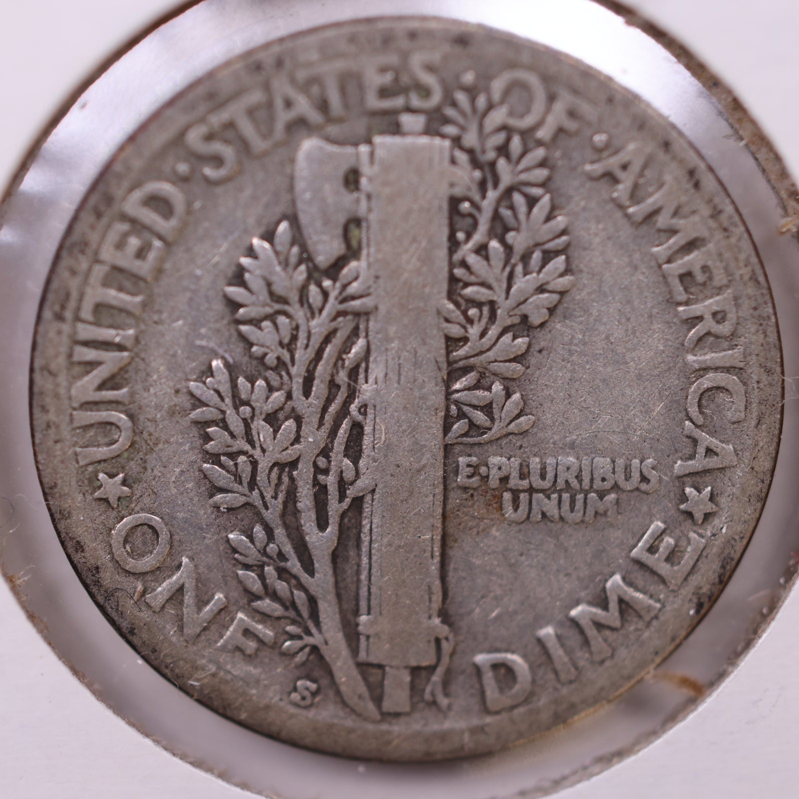 1923-S Mercury Silver Dime, Good Circulated Coin. Store Sale #DE0928