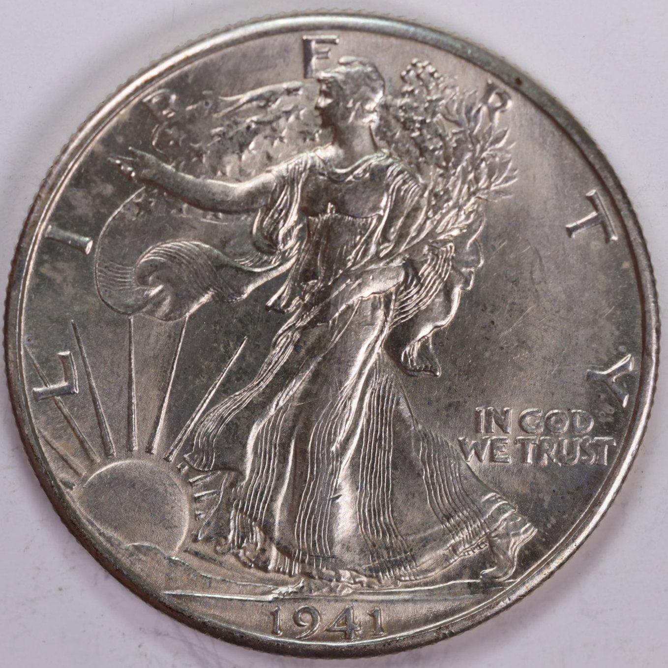 1941-D Walking Liberty Half Dollar, Mint State Coin, Store #HR1148