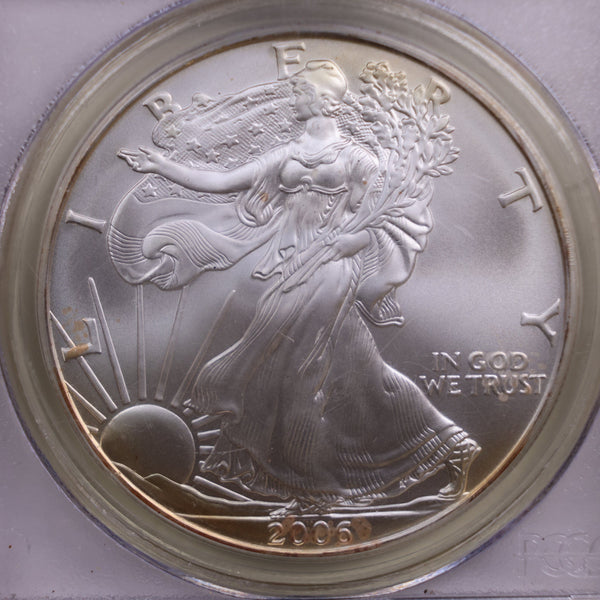 2006 American Silver Eagle., Business Strike., PCGS MS-69., Store GSE040.