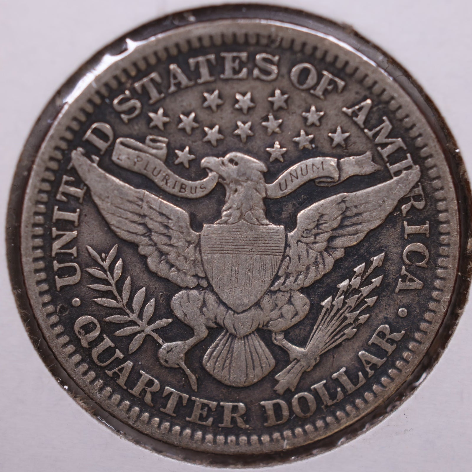 1901 Barber Silver Quarter, Very Fine Circulated Collectible Coin, Store #QR1330