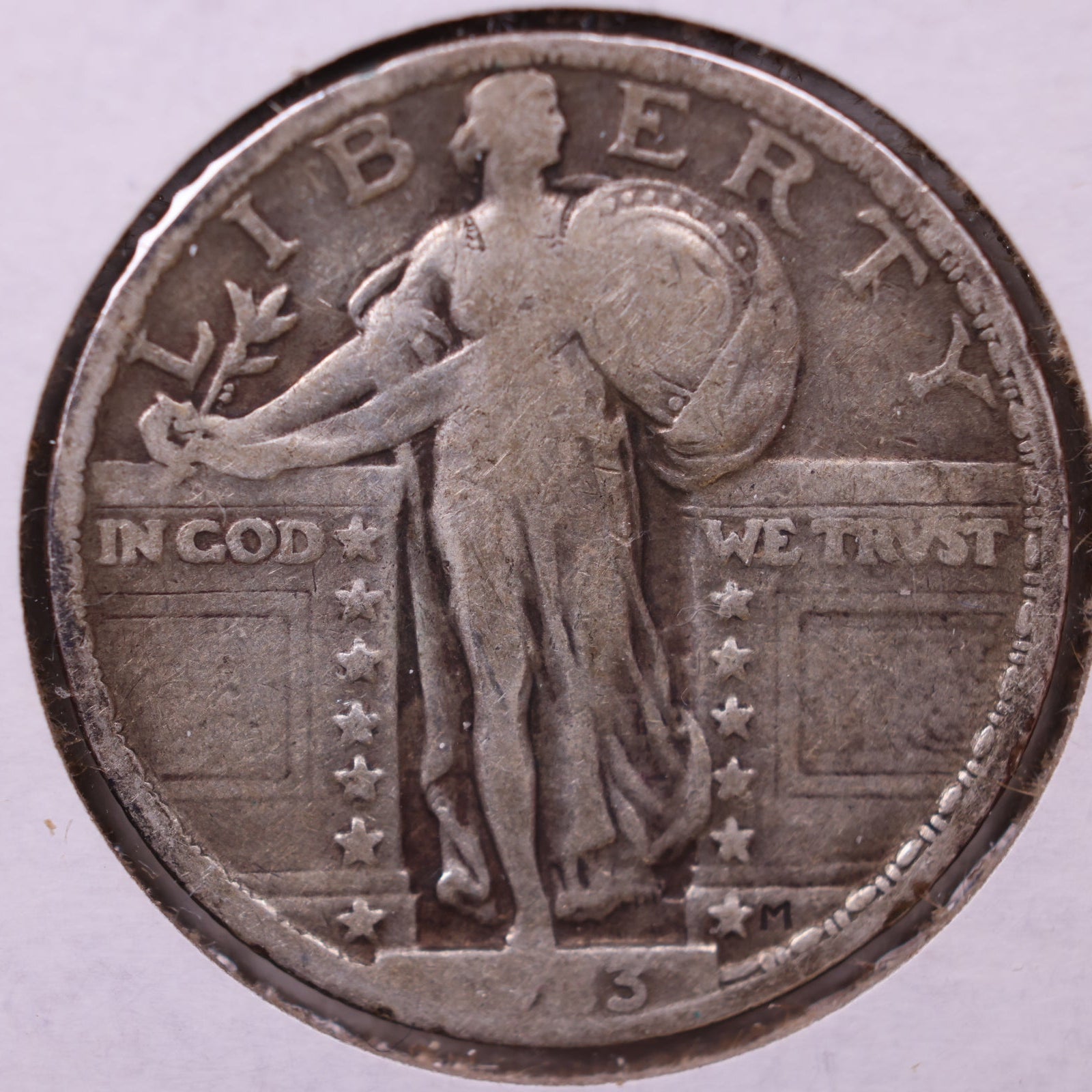 1923 Standing Liberty Quarter, Fine Circulated Coin, Store #QR1333