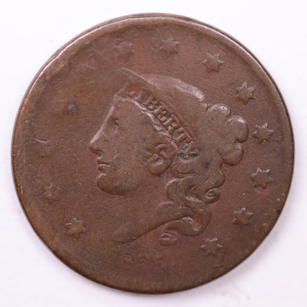 1835 Large Cent., Affordable Circulated Coin Store Sale #35412