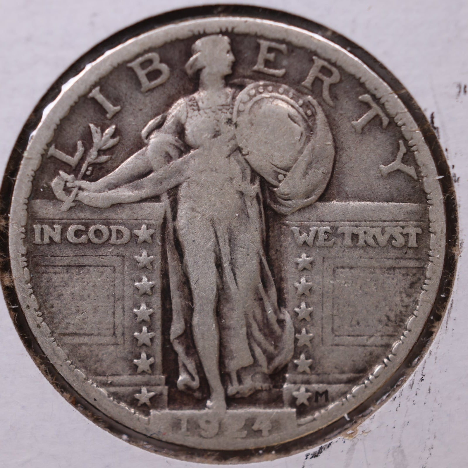 1924 Standing Liberty Quarter, Extra Fine Circulated Coin, Store #QR1337