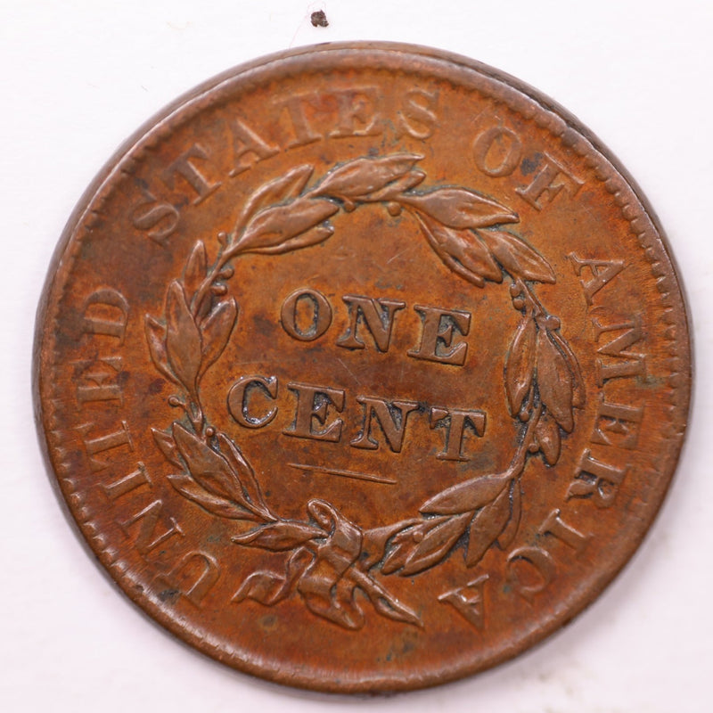 1837 Large Cent., Affordable Circulated Coin Store Sale
