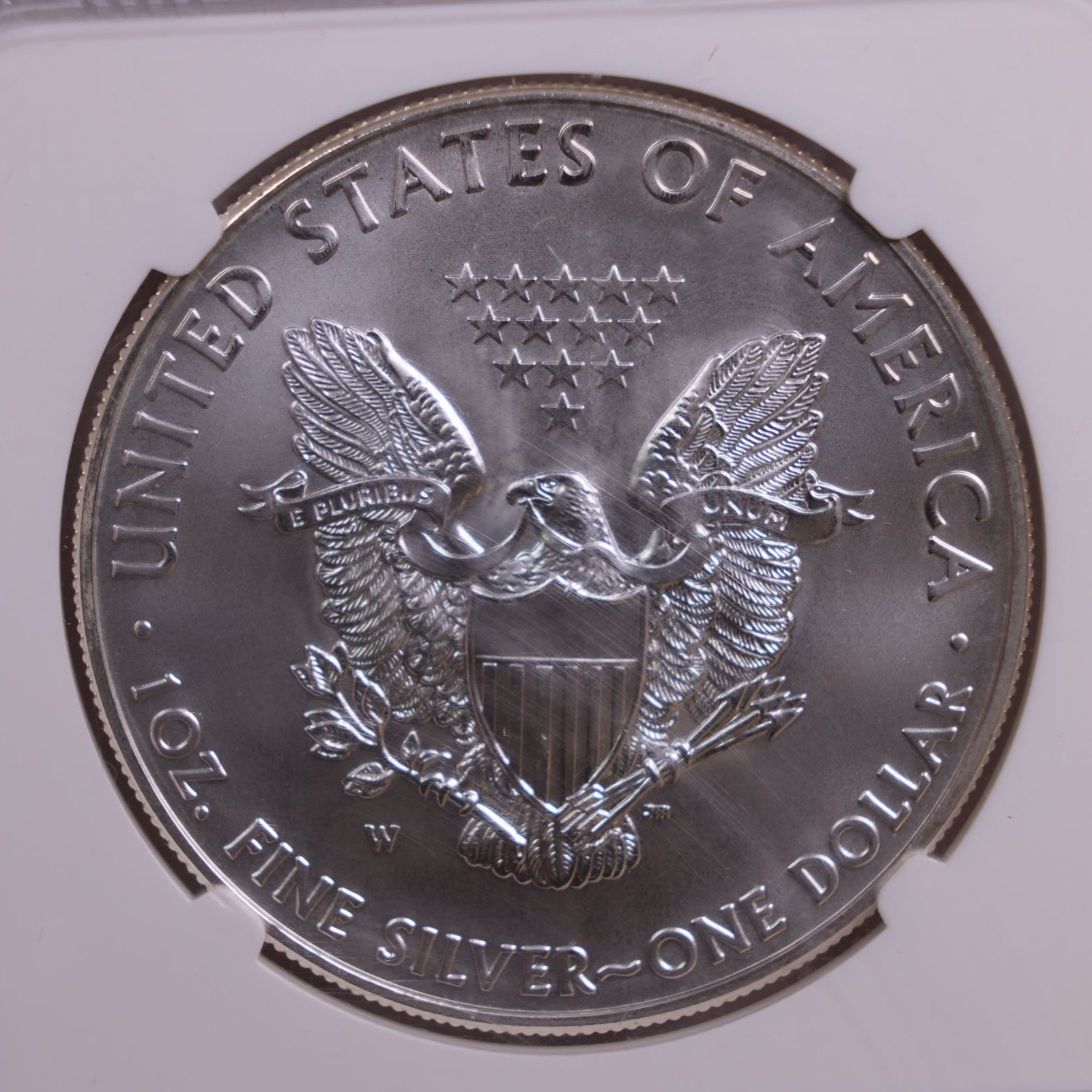 2011-W American Silver Eagle, Burnished Strike, NGC MS70, Store GSE046