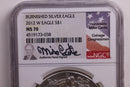 2013-W American Silver Eagle., Burnished Strike., NGC MS70., Store GSE047.