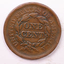 1852 Large Cent., Affordable Circulated Coin Store Sale