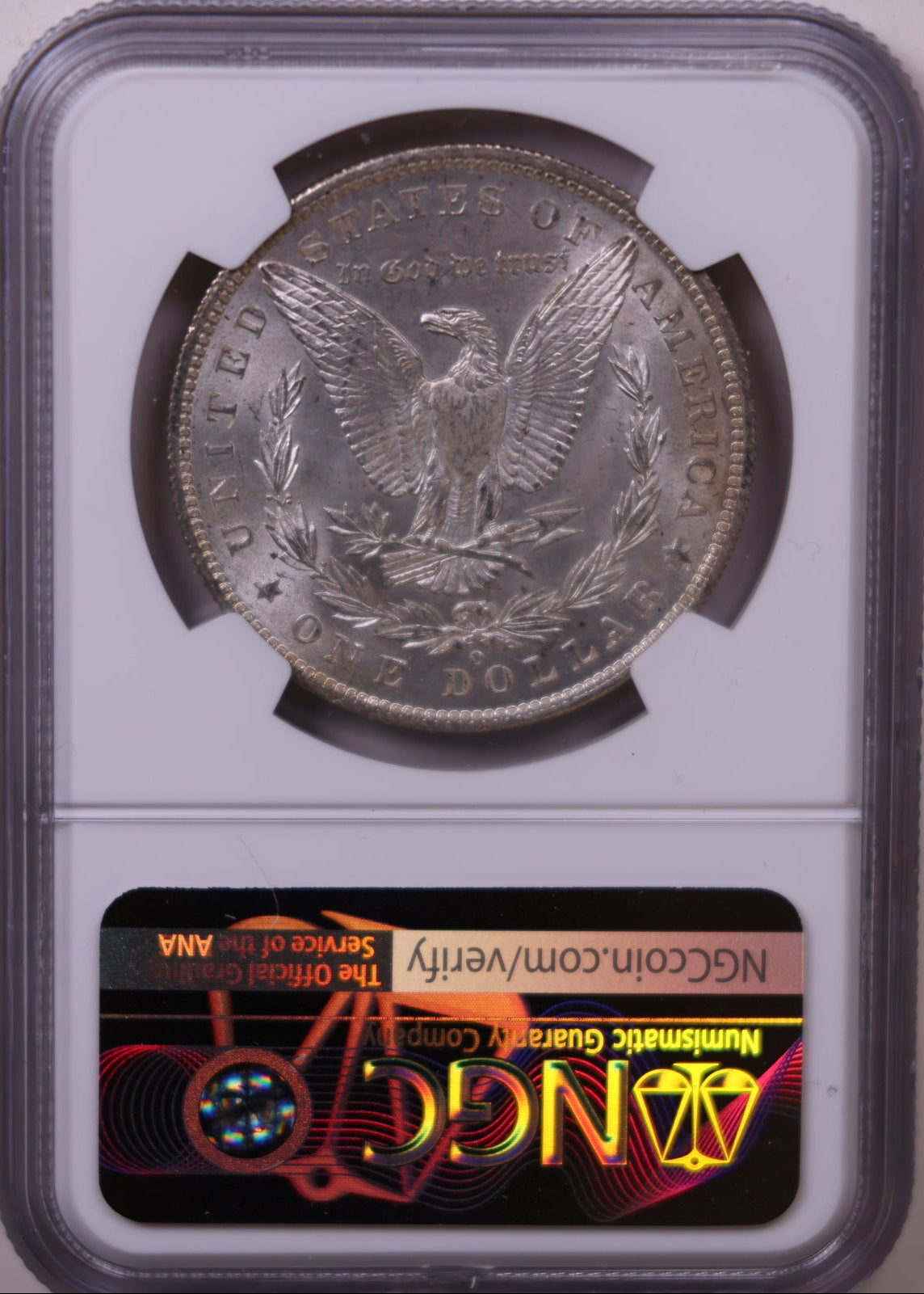 1885-O Morgan Silver Dollar., NGC Graded MS-63, Store #DR0982