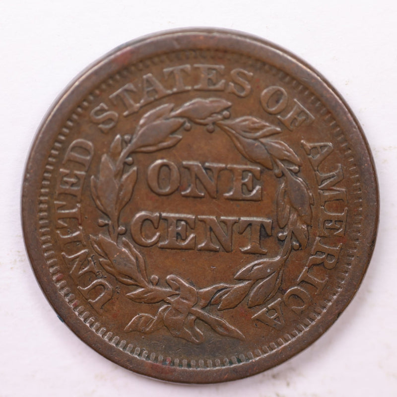 1852 Large Cent., Affordable Circulated Coin Store Sale
