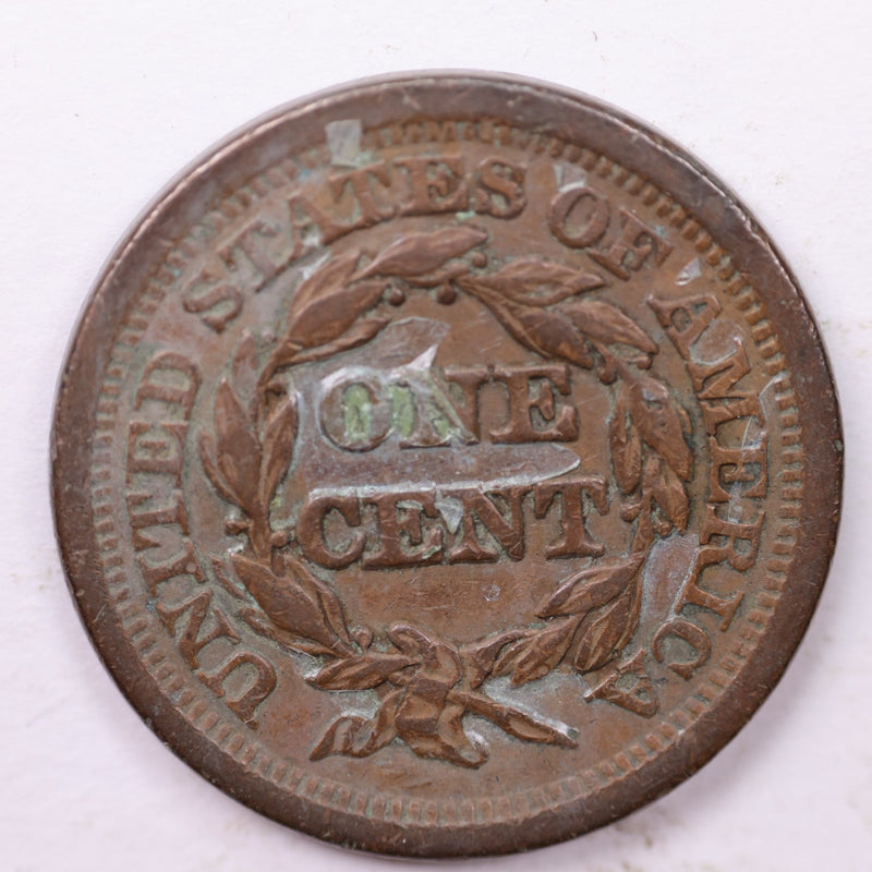 1853 Large Cent., Affordable Circulated Coin Store Sale