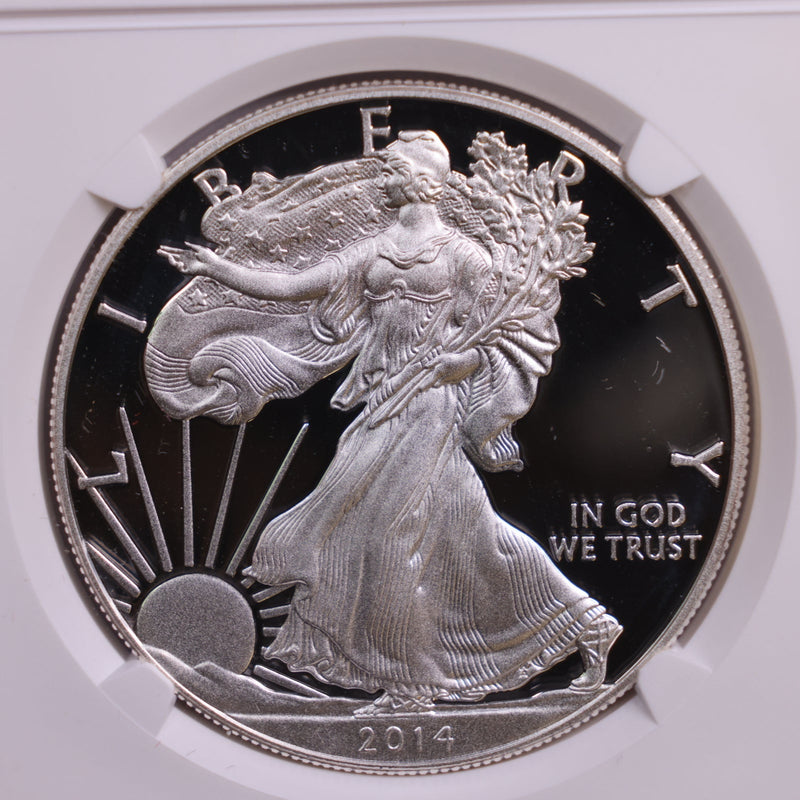 2014-W American Silver Eagle., Proof Strike., NGC PF70., Store GSE052.
