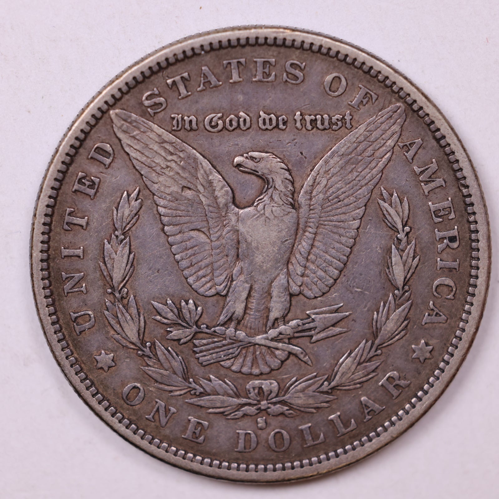1879-S Morgan Silver Dollar., Very Fine+ Circulated Coin, Store #DR0984