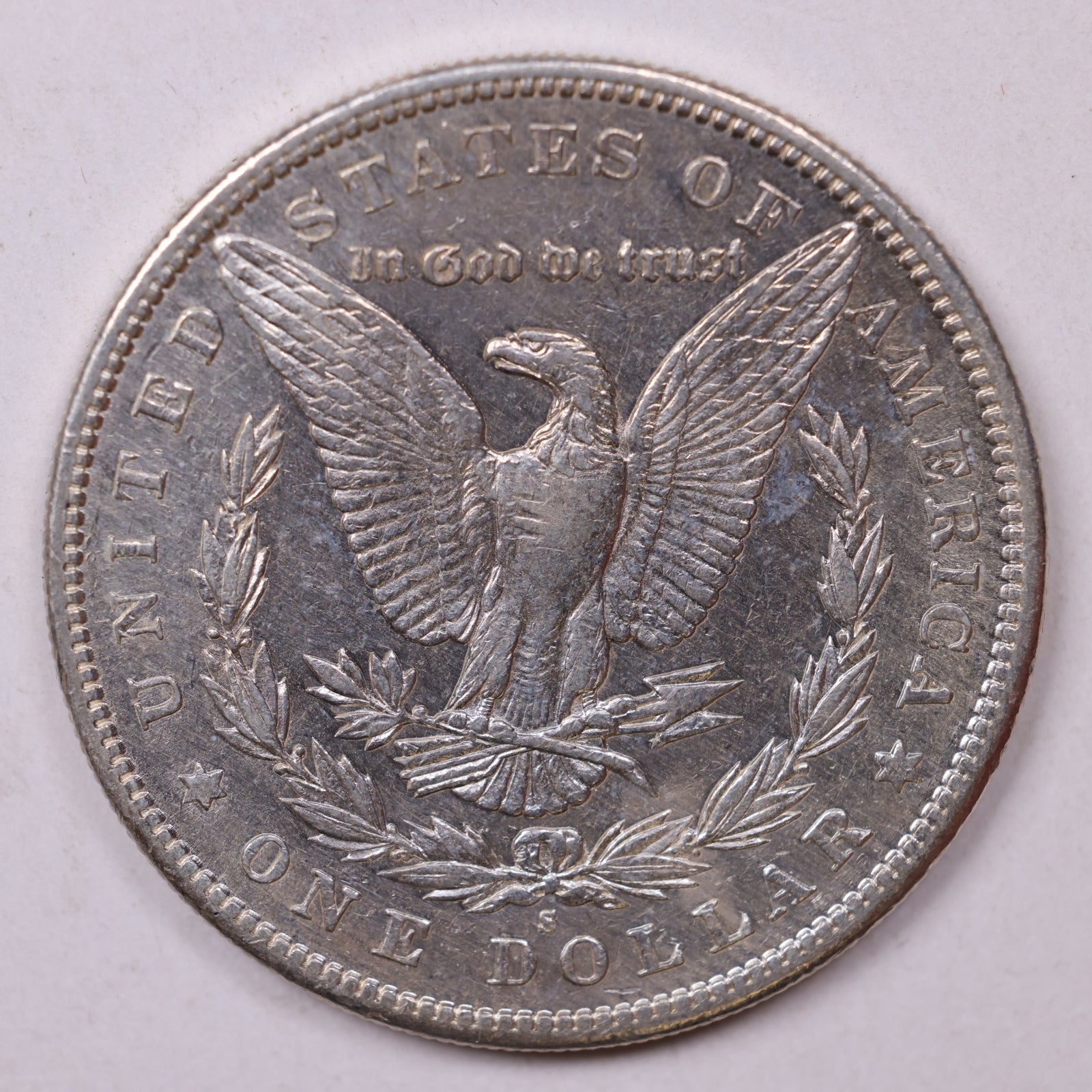 1885-S Morgan Silver Dollar., Mint State Uncirculated Coin, Store #DR0985