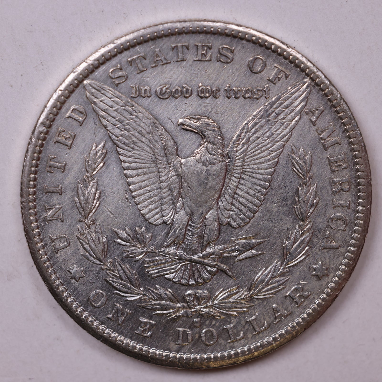 1887-S Morgan Silver Dollar., Mint State Uncirculated Coin, Store #DR0986