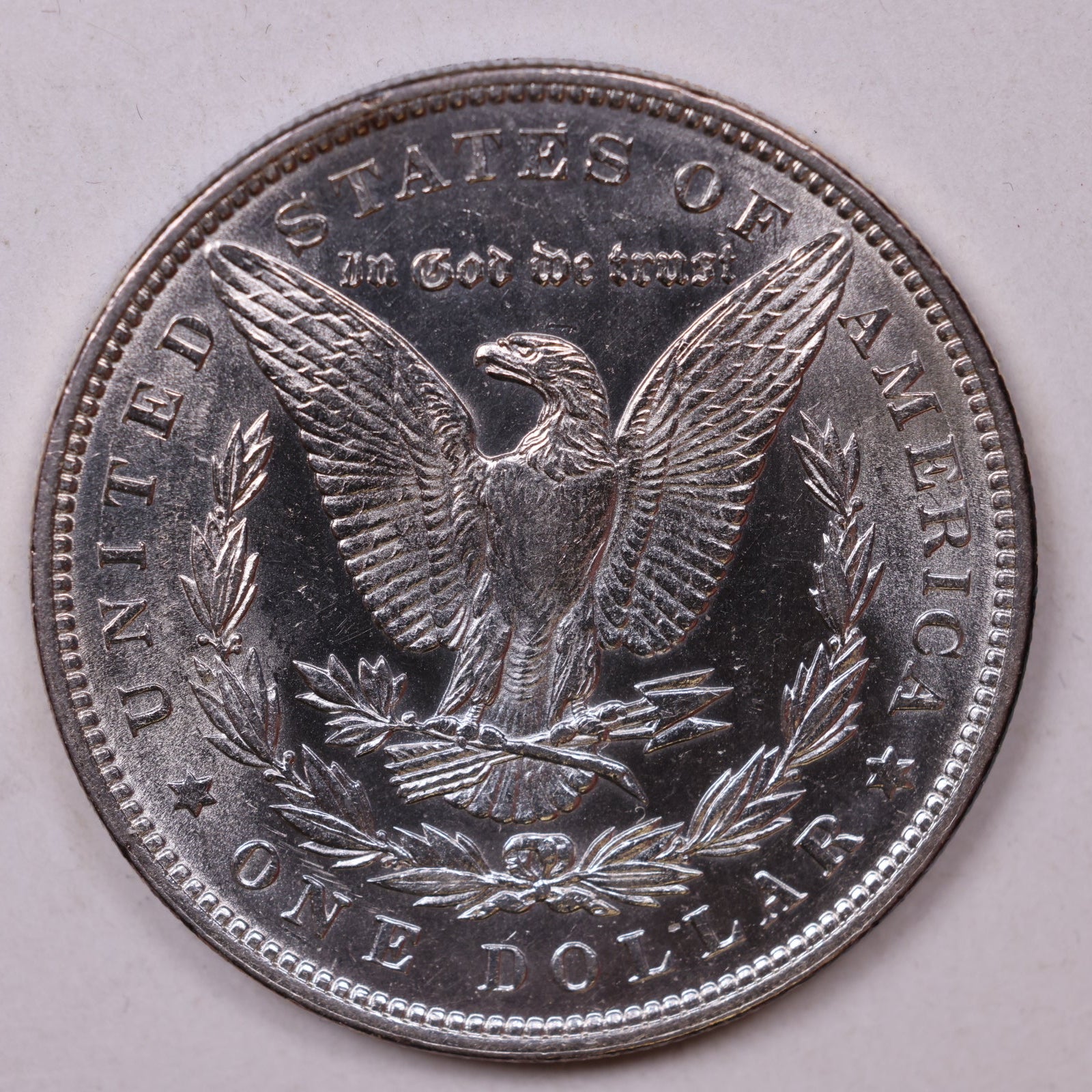 1891 Morgan Silver Dollar., Mint State Uncirculated Coin, Store #DR090
