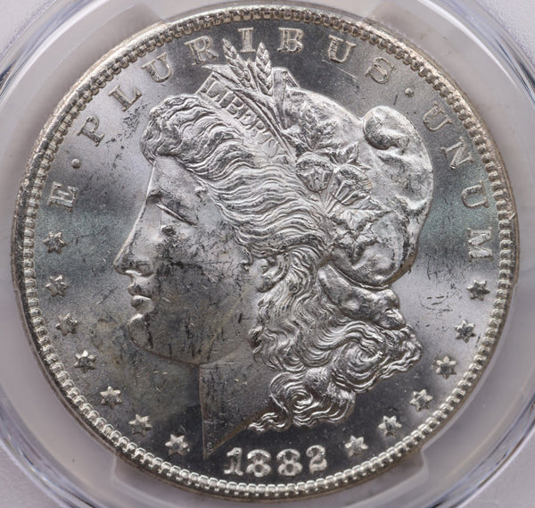 1882-CC Morgan Silver Dollar, PCGS MS-62, Affordable Collectible Coin, Sale #353438