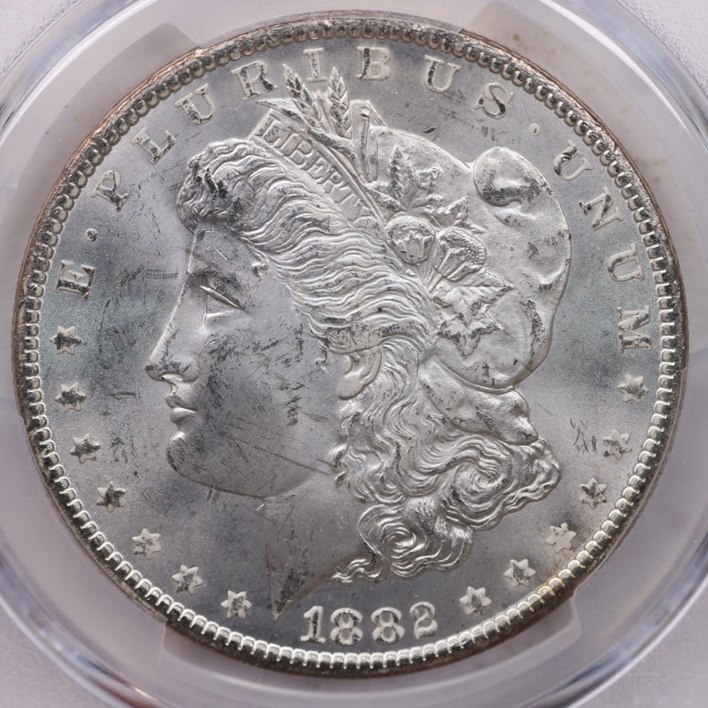 1882-CC Morgan Silver Dollar, PCGS MS-64, GSA, Affordable Collectible Coin, Sale