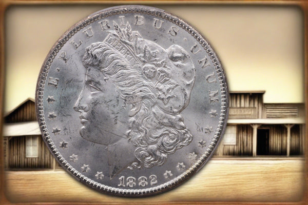 1882-CC Morgan Silver Dollar, PCGS MS-64, GSA, Affordable Collectible Coin, Sale #353439