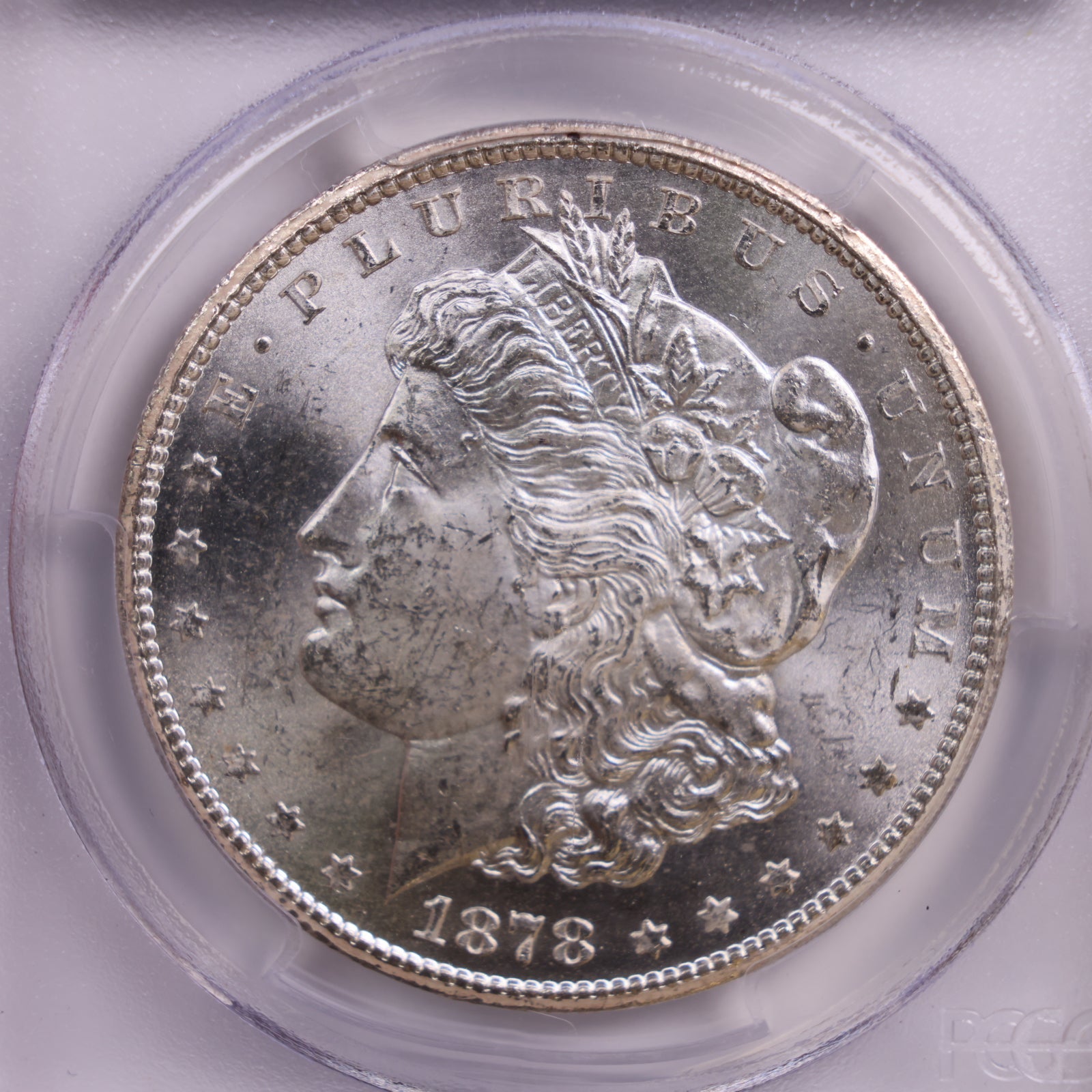 1878-CC Morgan Silver Dollar., PCGS MS-63., Store #GDR0123.