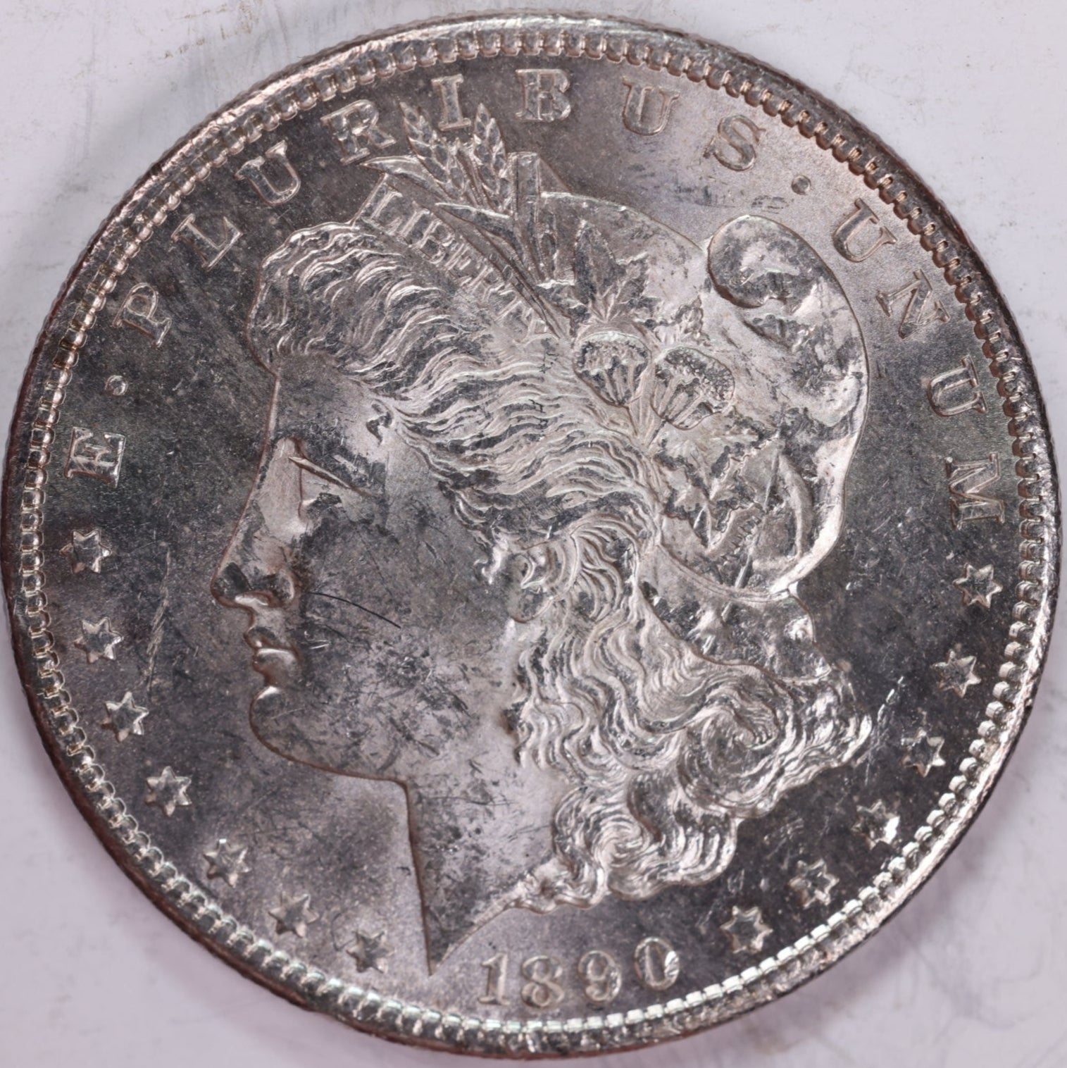 1890-CC Morgan Dollar, Mint State Uncirculated Coin, Store #DR0245