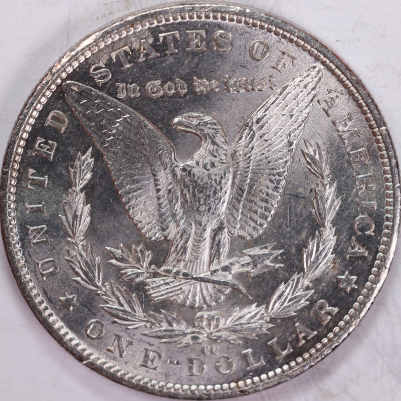 1890-CC Morgan Silver Dollar, Mint State Uncirculated Coin, Store
