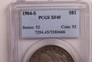 1904-S Morgan Silver Dollar., PCGS XF-45., Circulated, Store