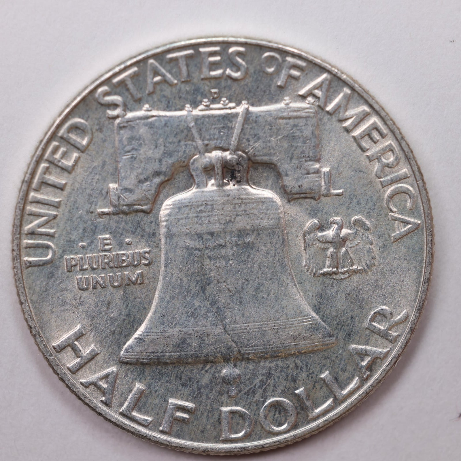 1951-D Franklin Half Dollar, Mint State Uncirculated Coin, Store #HR1359.