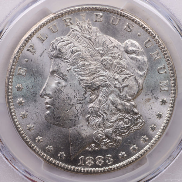 1883-CC Morgan Silver Dollar, PCGS MS-63, GSA, Affordable Collectible Coin, Sale #353446
