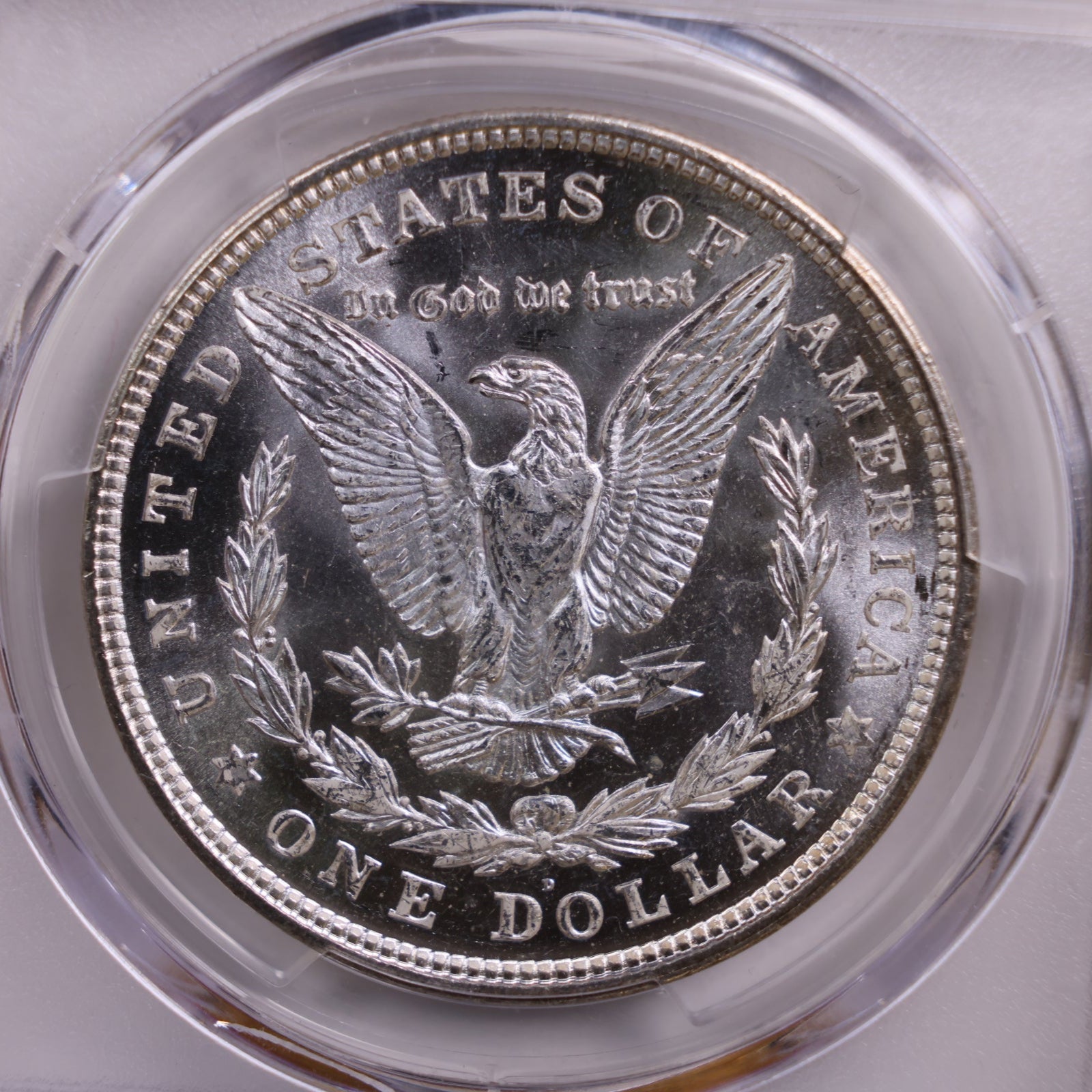 1921-D Morgan Silver Dollar., PCGS MS-63., Uncirculated, Store #GDR0131.