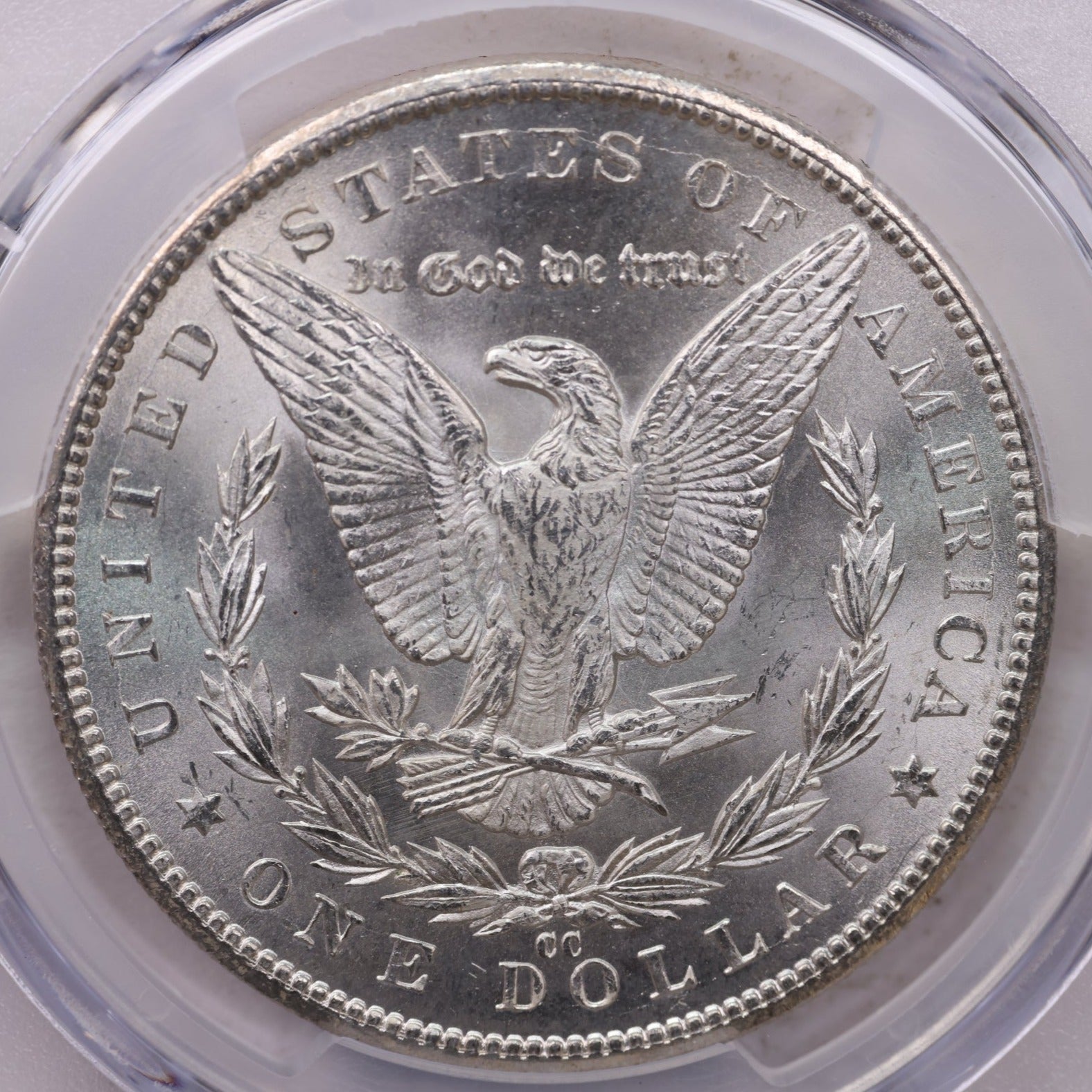 1884-CC Morgan Silver Dollar, PCGS MS-63, GSA, Affordable Collectible Coin, Sale #353450