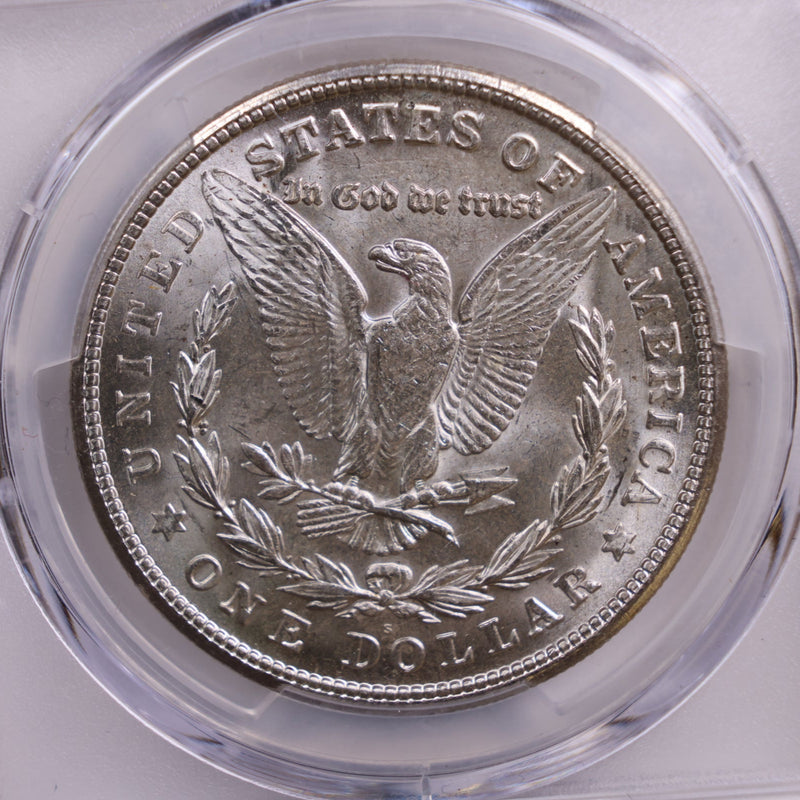 1921-S Morgan Silver Dollar., PCGS MS-63., Uncirculated, Store
