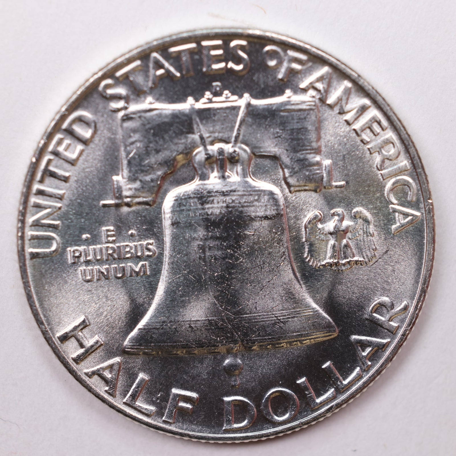 1954-D Franklin Half Dollar, Mint State Uncirculated Coin, Store #HR1367.