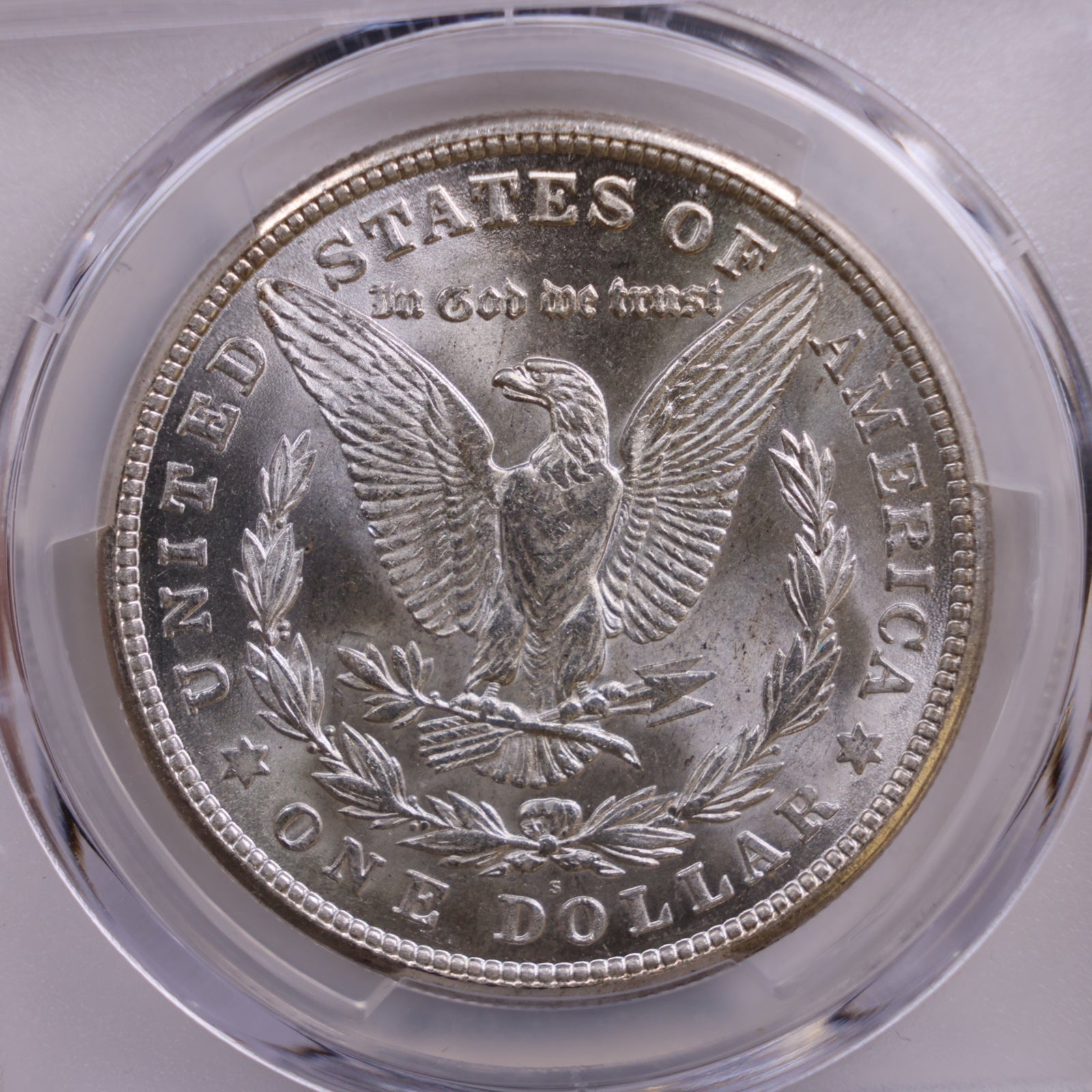 1921-S Morgan Silver Dollar., PCGS MS-63., Uncirculated, Store #GDR013