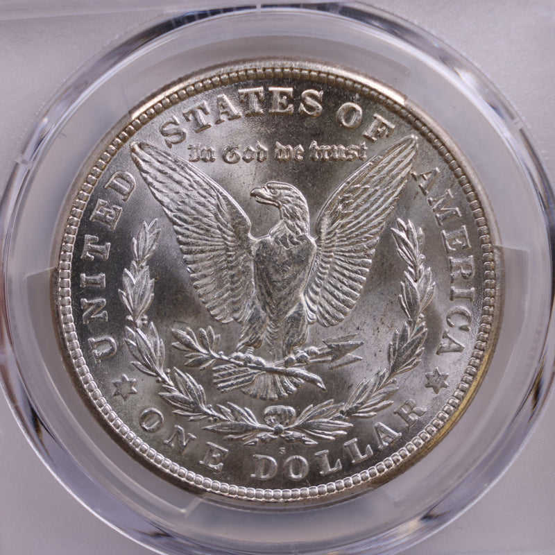 1921-S Morgan Silver Dollar., PCGS MS-63., Uncirculated, Store