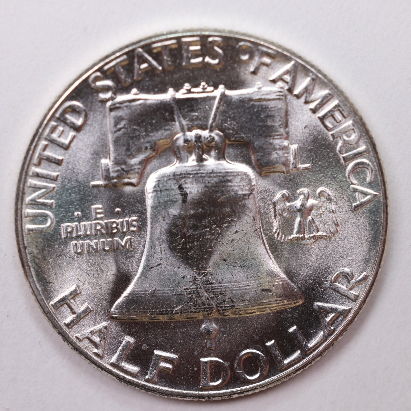1955 Franklin Half Dollar, Mint State Uncirculated Coin, Store #HR1369.