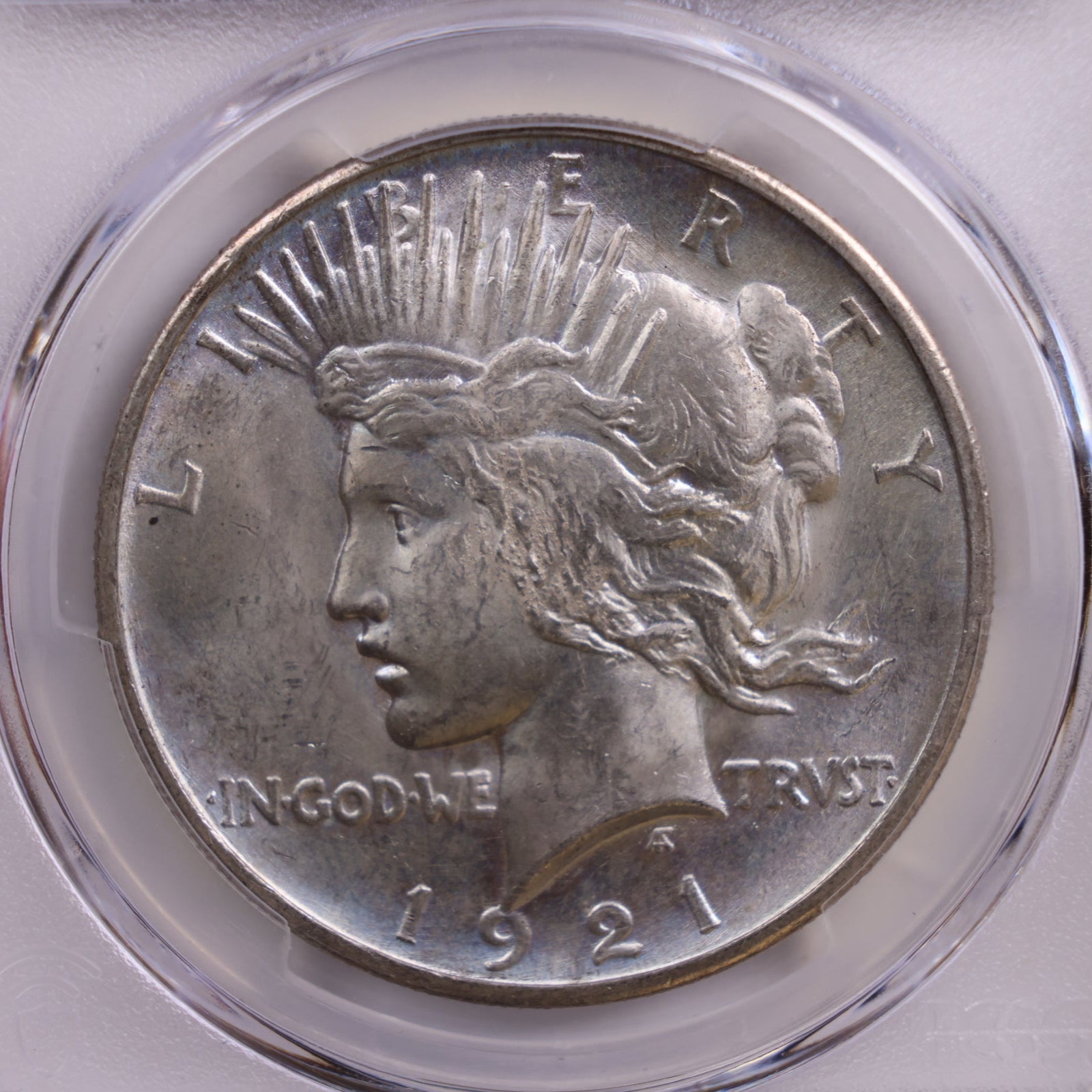 1921 Peace Silver Dollar., PCGS MS-63., Uncirculated, Store #GDR0137.