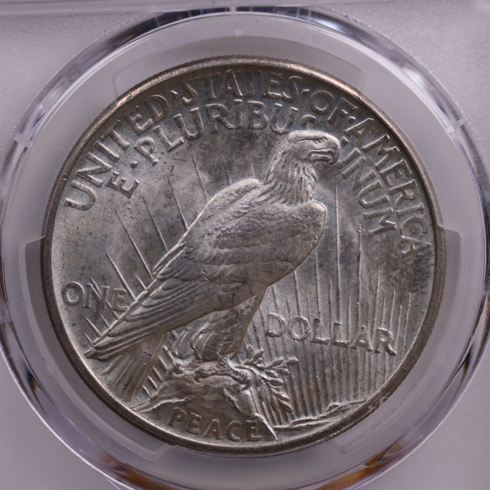 1921 Peace Silver Dollar., PCGS MS-63., Uncirculated, Store #GDR0137.